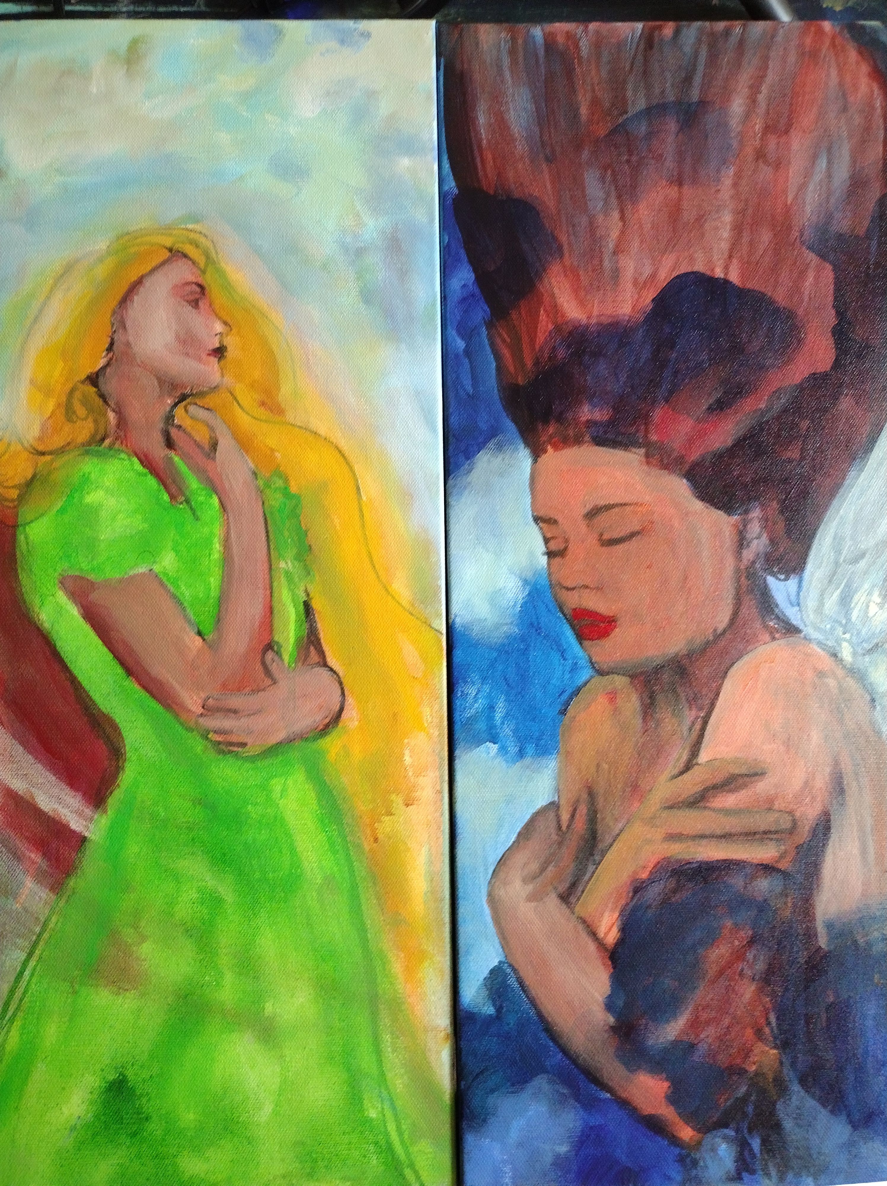 WIP Paintings