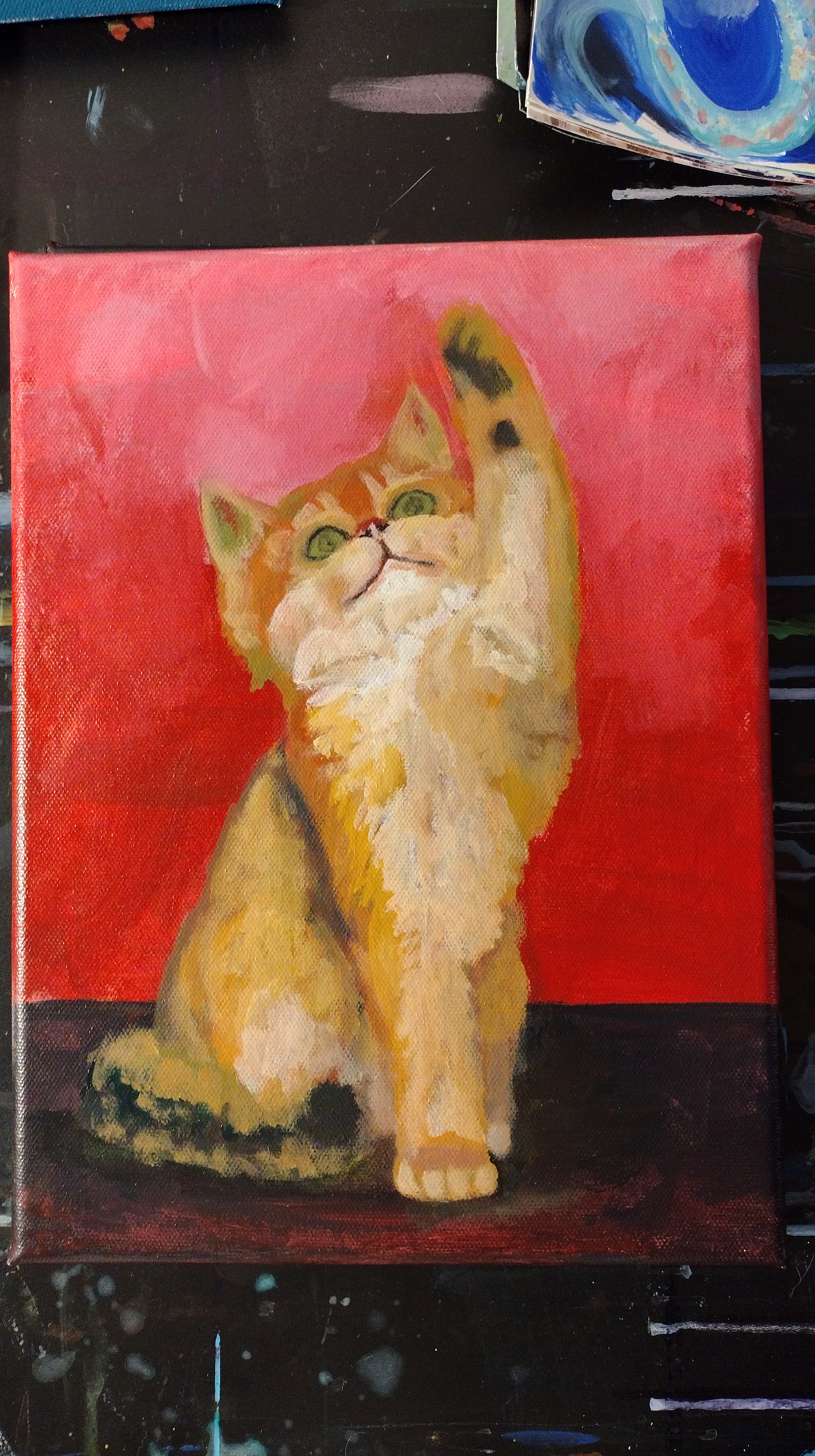 Kitten Paintings WIP | Cats Are My Spirit Animal