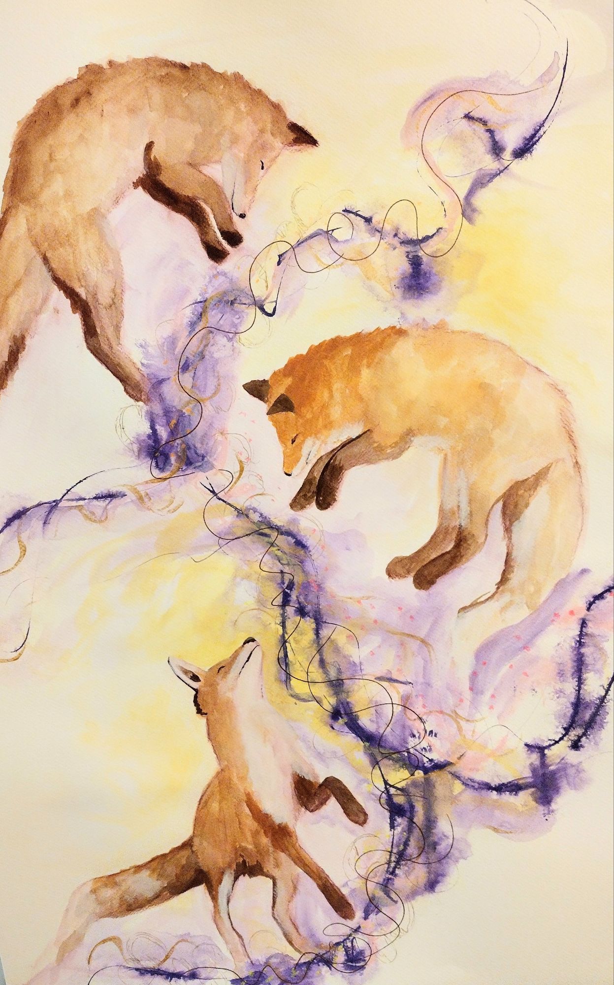 Three Foxes WIP