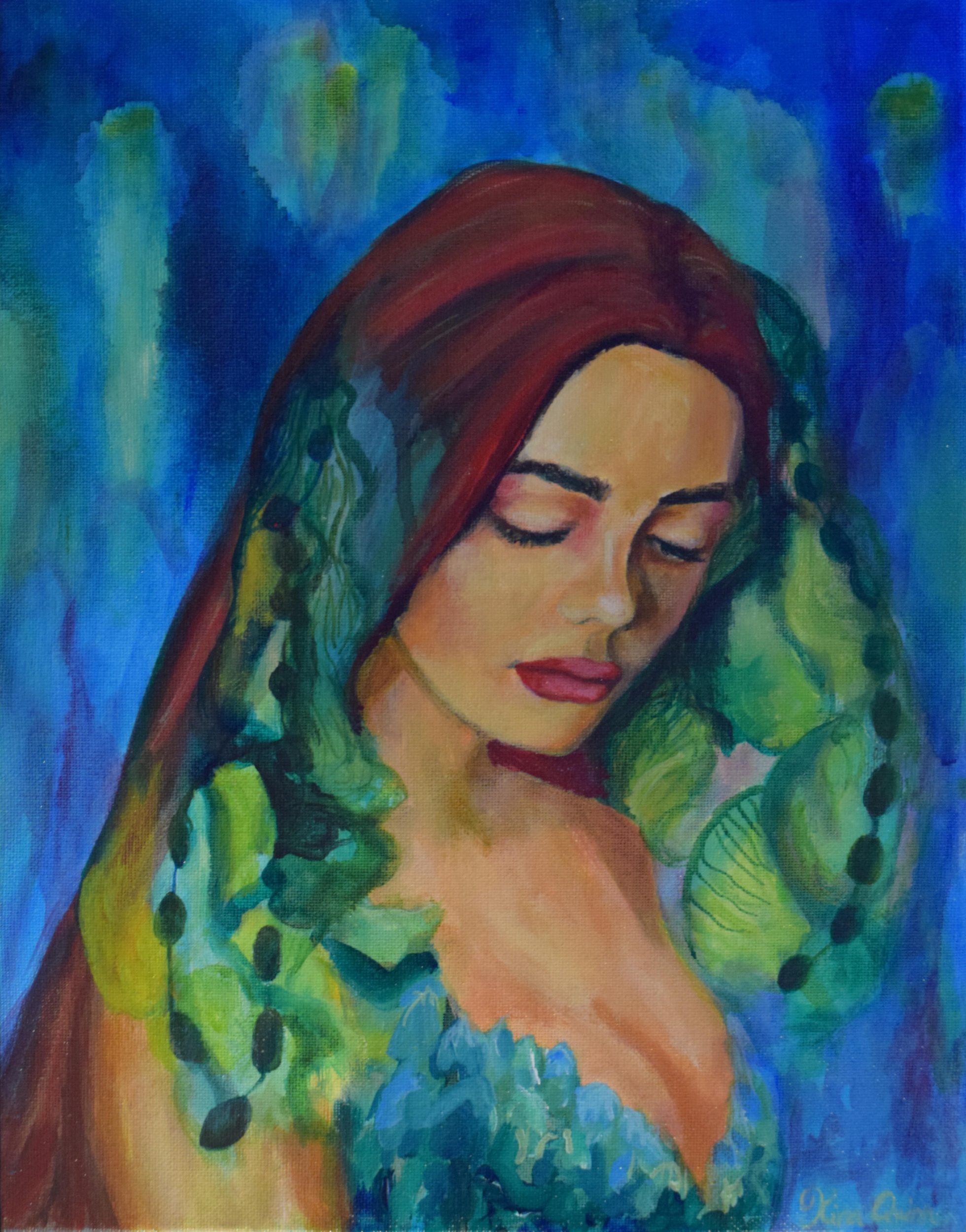 “Ocean Inside” | Painting Process Pictures